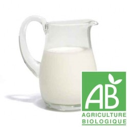 Lait fermier de vache bio